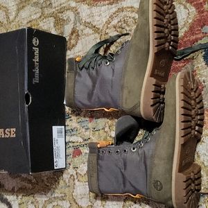 Timberland limited release military style boots boys size 6.5 excellent conditio